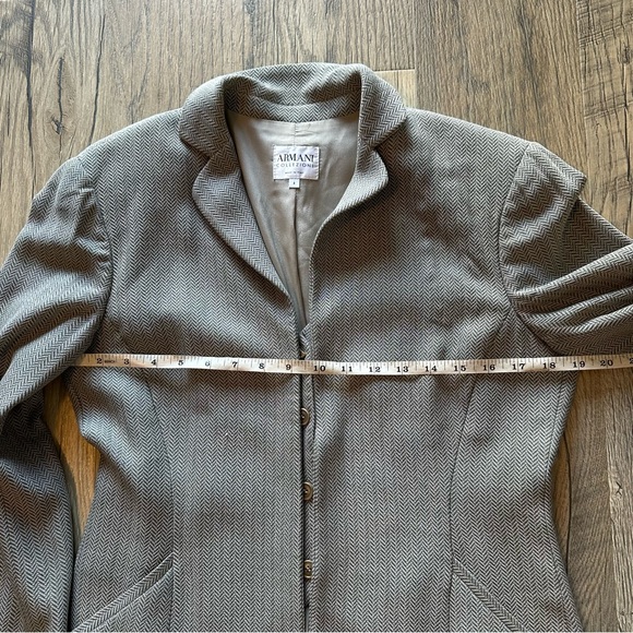 Vintage Armani Collezioni Blazer Jacket Italian 4 - Picture 7 of 10